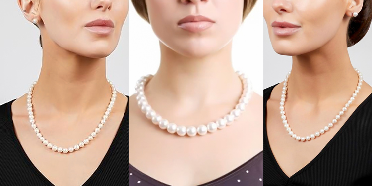 Style Graduated Pearl Necklaces